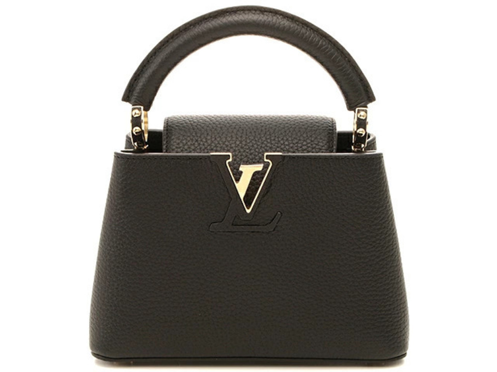 Louis Vuitton Capucines Noir Black Taurillon Leather